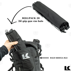 Túi Kriega Rollpack 40 - Multicam Black