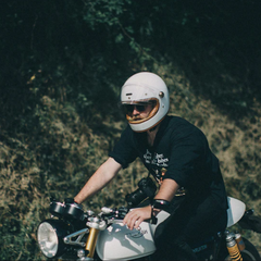 Nón Classic Hedon Heroine Racer Knight White 2.0 | Made To Order