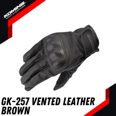 Găng Tay Bảo Hộ Da Dê Komine GK-257 - Nâu