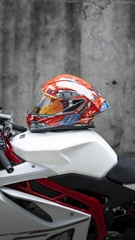 Nón Bảo Hiểm ILM MF510 - CAM XANH