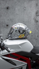 Nón Bảo Hiểm ILM MF510 - XÁM VÀNG