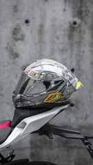 Nón Bảo Hiểm ILM MF510 - XÁM VÀNG