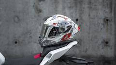 Nón Bảo Hiểm ILM MF510 - TRẮNG ĐỎ