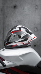 Nón Bảo hiểm ILM MF510 - XÁM ĐỎ