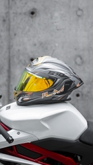 Nón Bảo Hiểm ILM MF510 - ĐEN XÁM VÀNG