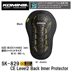 Giáp Lưng Komine SK-829 CE Level 2