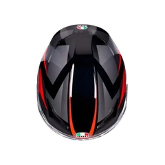 Nón Bảo HIểm AGV K3 STRIGA BLACK/ GREY/ RED