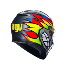 Nón Bảo HIểm AGV K3 BIRDY 2.0 GREY/ YELLOW/ RED
