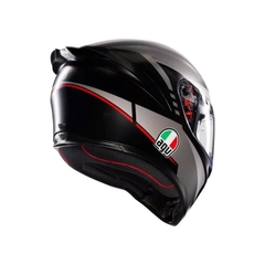Nón AGV K1 S LAP MATT BLACK/ GREY/ RED