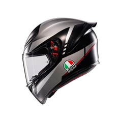 Nón AGV K1 S LAP MATT BLACK/ GREY/ RED