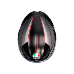Nón AGV K1 S LAP MATT BLACK/ GREY/ RED