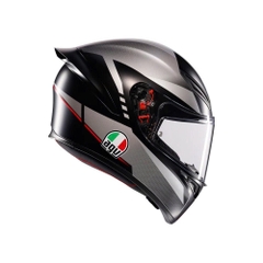 Nón AGV K1 S LAP MATT BLACK/ GREY/ RED