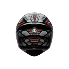Nón AGV K1 S LYZARD MATT BLACK/GREY/RED
