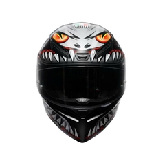 Nón AGV K1 S LYZARD MATT BLACK/GREY/RED
