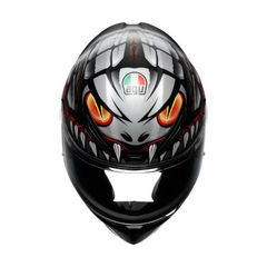 Nón AGV K1 S LYZARD MATT BLACK/GREY/RED