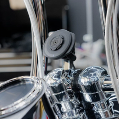 Ngàm ghi đông QuadLock Handlebar Mount Pro Chrome - Large
