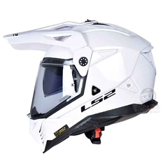 Nón LS2 MX702 Pioneer II Solid White