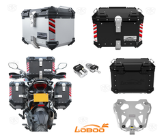 Thùng Top Loboo Pike Tracker 45 lít - Bạc