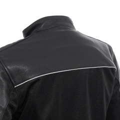 Áo Komine JK-166 Half Leather Motorcycle Mesh Riding Jacket