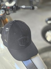 NÓN DENIM CBC 04 ĐEN - LƯỚI ĐEN