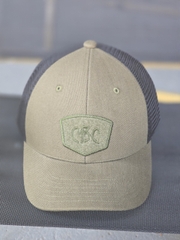 NÓN DENIM CBC 03 XANH RÊU - LƯỚI ĐEN
