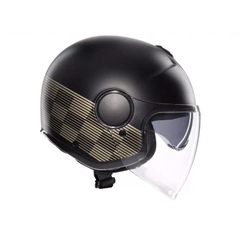 Nón Bảo hiểm AGV ETERES PONZA MATT BLACK/GOLD