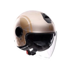 Nón Bảo hiểm AGV ETERES SIROLO MATT WHITE/GOLD
