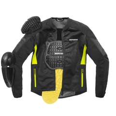 Áo Giáp Vải Spidi Super Net - Black/Yellow