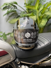 NÓN BẢO HIỂM ILM Z503 - XÁM