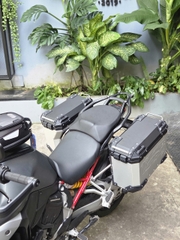 Thùng hông LOBOO Pike Tracker Bạc 35-30L Ducati Multistrada V4