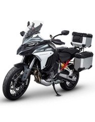 Thùng hông LOBOO Pike Tracker Bạc 35-30L Ducati Multistrada V4