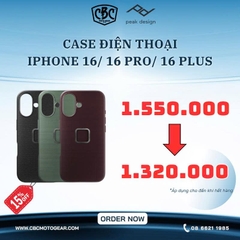 Case Peak Design Everyday cho iPhone 16 Plus