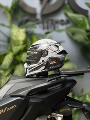 NÓN BẢO HIỂM ILM MF509 -CYBORG GREY