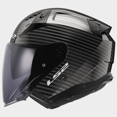 Nón Bảo Hiểm 3/4 Hai Kính LS2 OF603 Infinity II Carbon