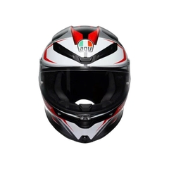 Nón AGV K6S KARVE MATT BLACK/WHITE/RED