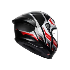 Nón AGV K6S KARVE MATT BLACK/WHITE/RED