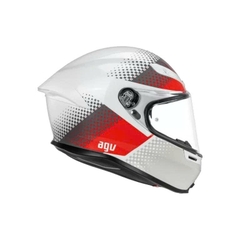 Nón AGV K6S FISION PEARL WHITE/RED/GREY