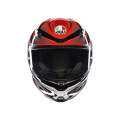 Nón AGV K6S REEVAL WHITE/RED/GREY
