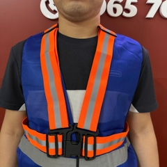 Đai ngực phản quang chéo, dùng trong công trường, điều kiện thiếu sáng, khoác ngoài tiện lợi
