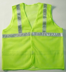 Áo lưới phản quang công trường