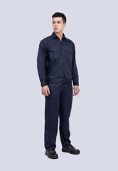 Áo bảo hộ lao động, vải kaki 2/1 dày dặn, may kỹ