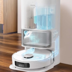 Robot Hút Bụi Lau Nhà Dreame S10 Tự Động Giặt giẻ, Đổ Rác, Sấy Khăn - Bản Nội Địa