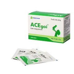 ACEgoi - Hộp 30 gói x 3g - Agimexpharm (Paracetamol 325mg; Clorpheniramin 2mg; Natri benzoat 100mg)