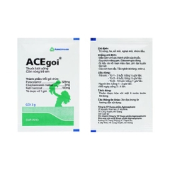 ACEgoi - Hộp 30 gói x 3g - Agimexpharm (Paracetamol 325mg; Clorpheniramin 2mg; Natri benzoat 100mg)