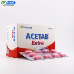Acetab Extra - Hộp 10 vỉ x 10 viên  - Agimexpharm (Paracetamol 500mg; Cafein: 65 mg)