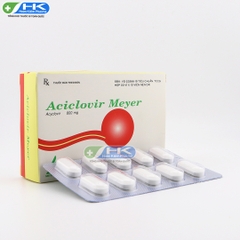 Acyclovir 800 mg - Hộp 3 vỉ x 10 viên nén - Meyer Pharma (Acyclovir 800 mg)