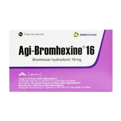 Agi-Bromhexine 16 - Hộp 3 vỉ x 10 viên nang cứng - Agimexpharm (Bromhexin hydroclorid 16mg)