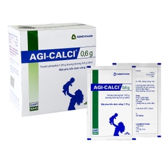 Agi-Calci - Hộp 30 gói x 1,75g - Agimexpharm (Tricalci phosphat: 1.65g (tương đương calci: 0.6g)