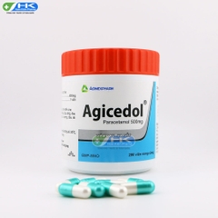 Agicedol 500 - Lọ 200 viên nang cứng - Agimexpharm (Paracetamol 500mg)