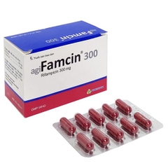 AgiFamcin 300 - Hộp 10 vỉ x 10 viên nang - Agimexpharm (Rifampicin 300 mg)